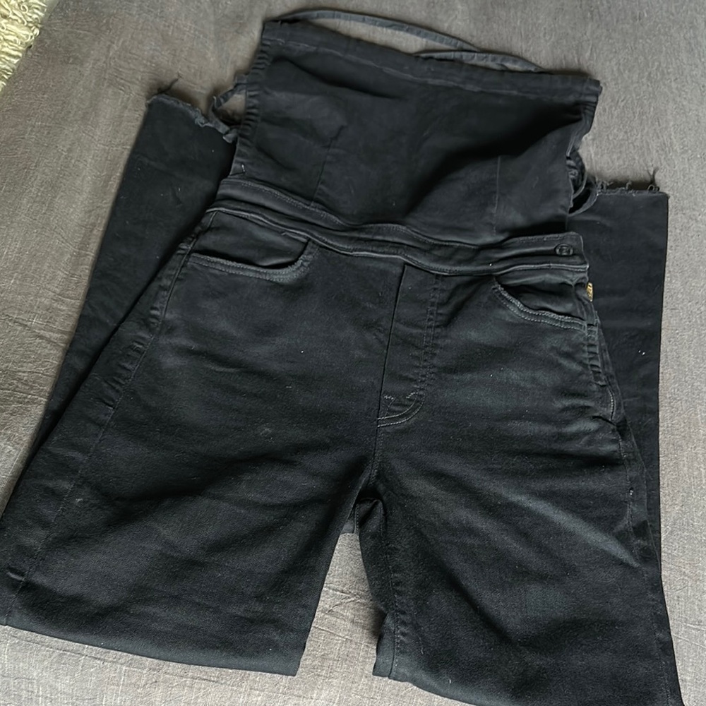 Mother, The tie back hustler ankle fray jumpsuit